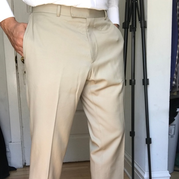 wool khaki pants